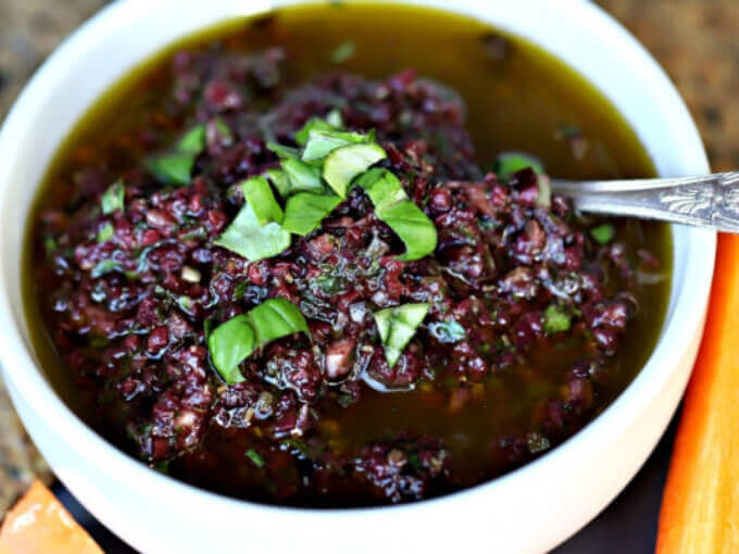 Keto Black Olive Tapenade