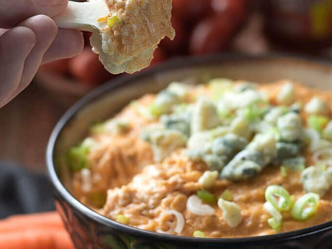 Keto Buffalo Chicken Dip