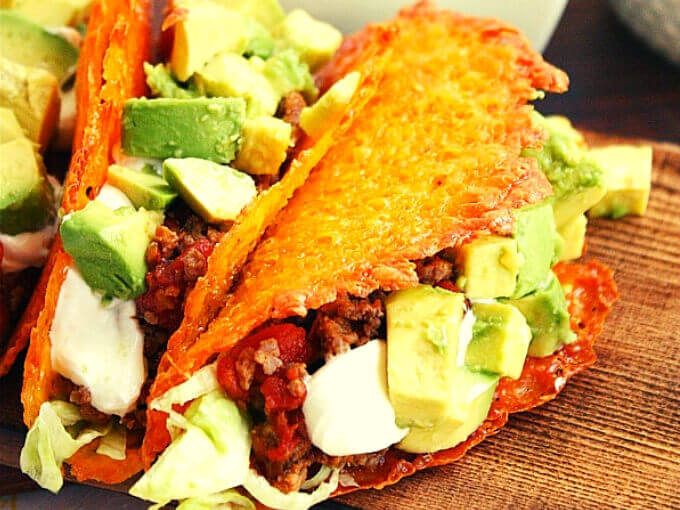Keto Cheese Taco Shells