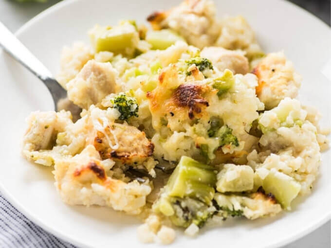 Keto Cauliflower Casserole