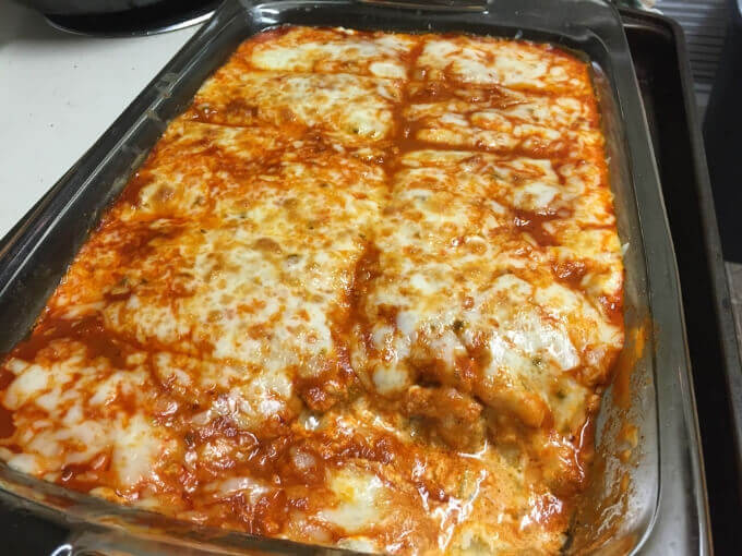 Keto Chicken Enchilada Casserole