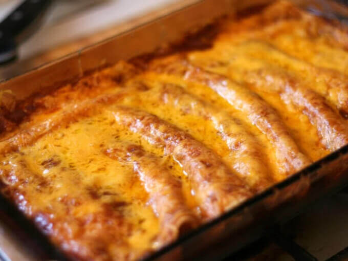 Keto Chicken Enchiladas