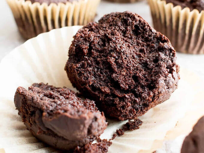 Keto Double Chocolate Muffins