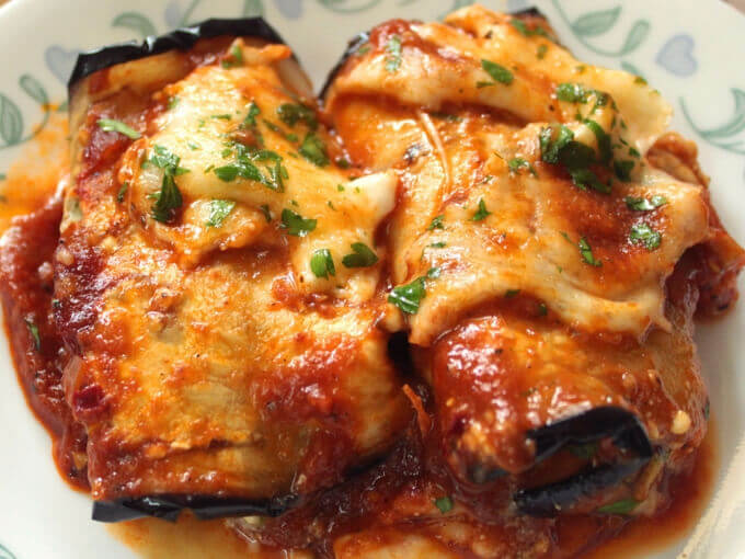 Keto Eggplant Involtini