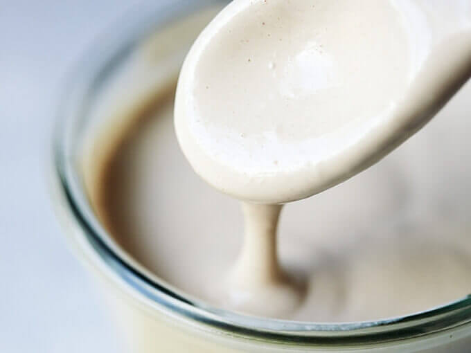 Keto Lemon Tahini Dressing