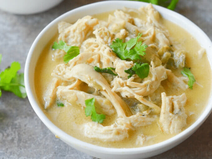Keto White Chicken Chili