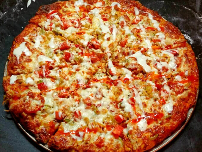 Spicy Chicken Pizza